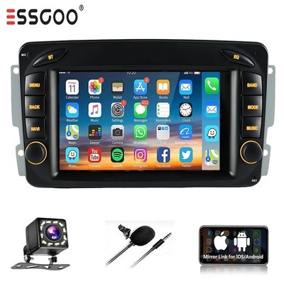 64GB Android 15 Carplay Autoradio GPS Für Mercedes Benz C/CLK/G Klasse W203 W209