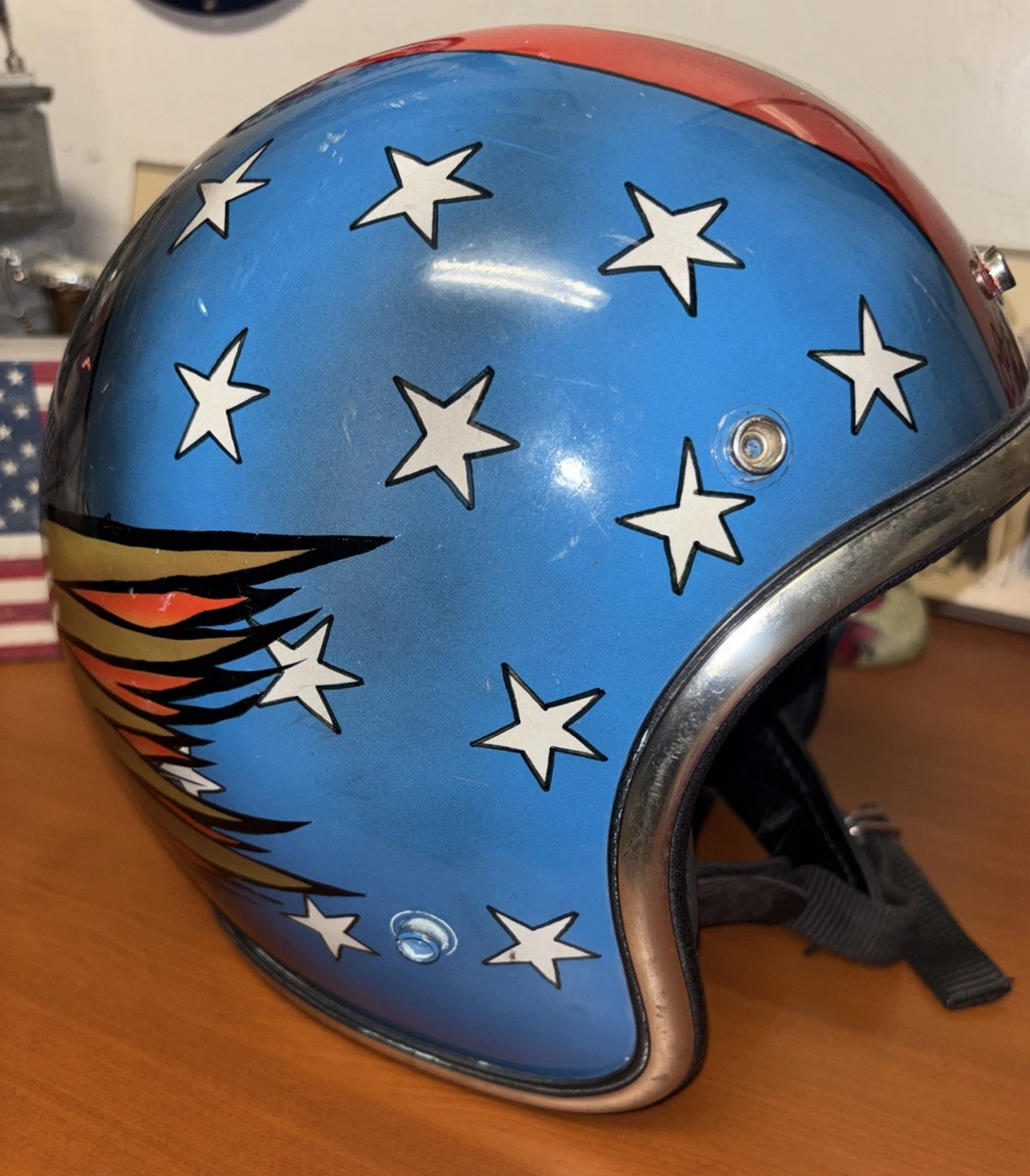 Blue Vintages Helmets for sale | eBay