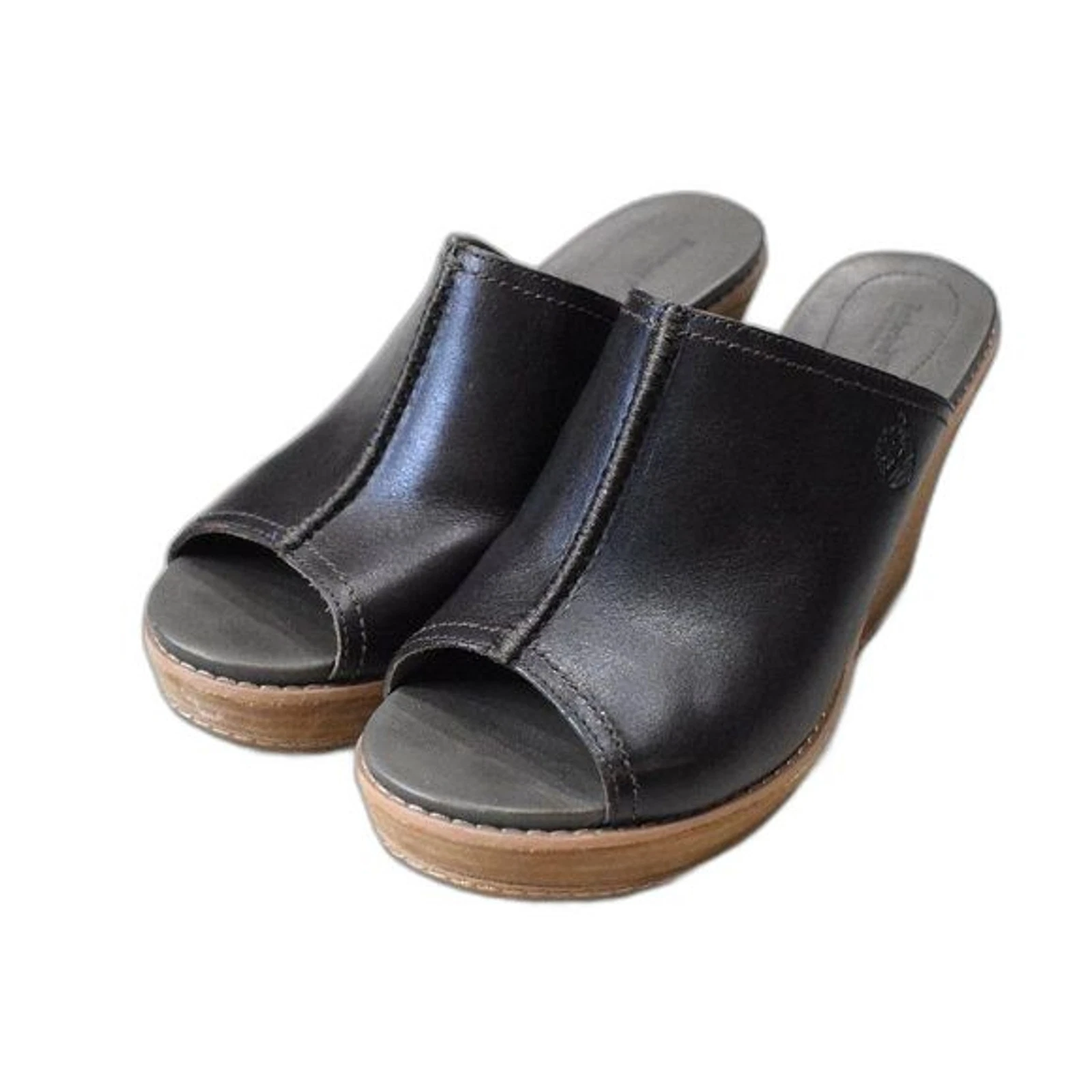 Timberland Earth Keepers zeppi in pelle marrone anti fatica Danforth punta aperta anti punta