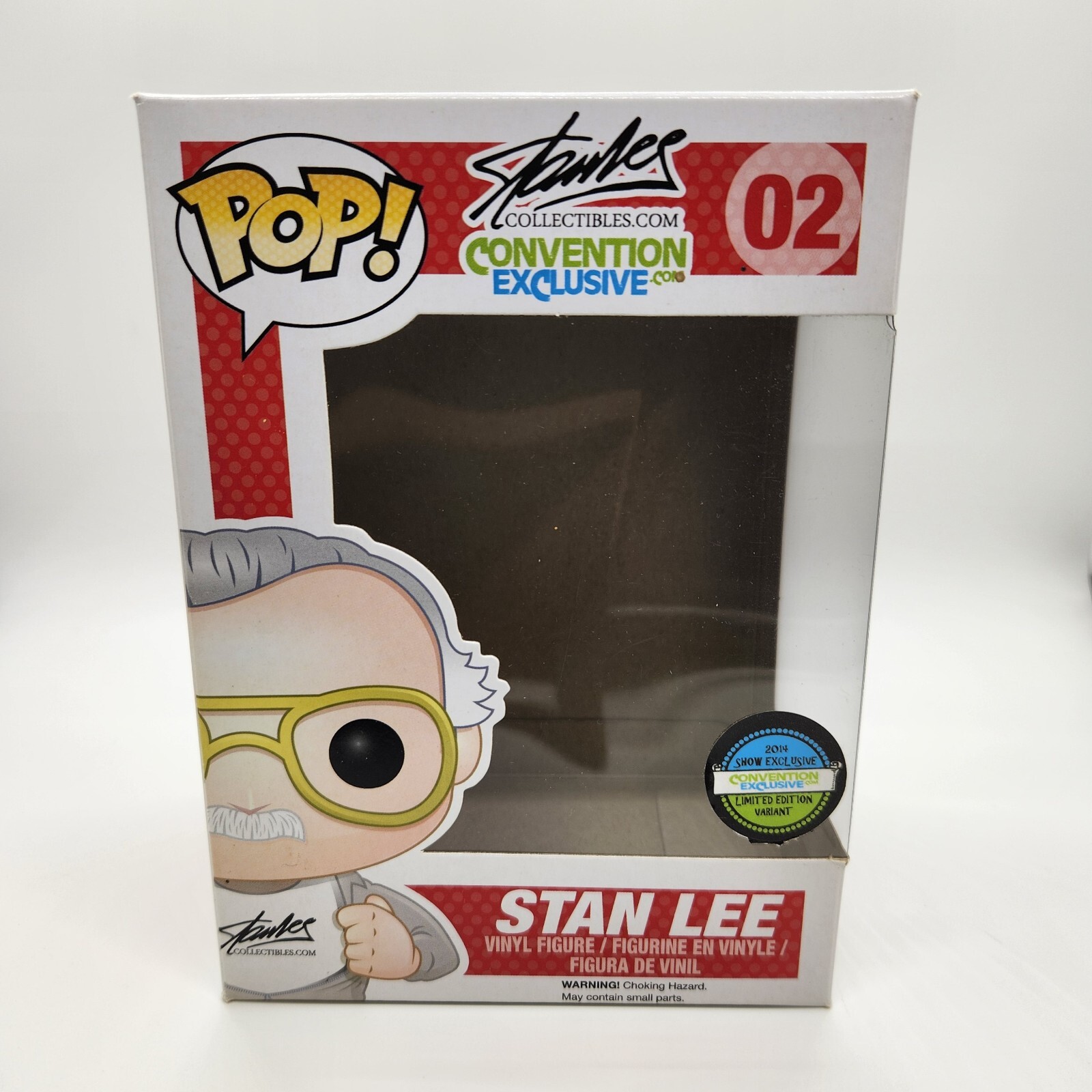 Funko Pop! Stan Lee #02 2014 Exclusivo De Convención - Caja De Repuesto -