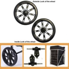 Shopping Trolley Replacement and Spare Cart Wheels SpareBag Double Axle Fittings