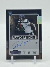 Dwayne Eskridge 2021 Panini Contenders Rookie Playoff Ticket Variation AUTO /49