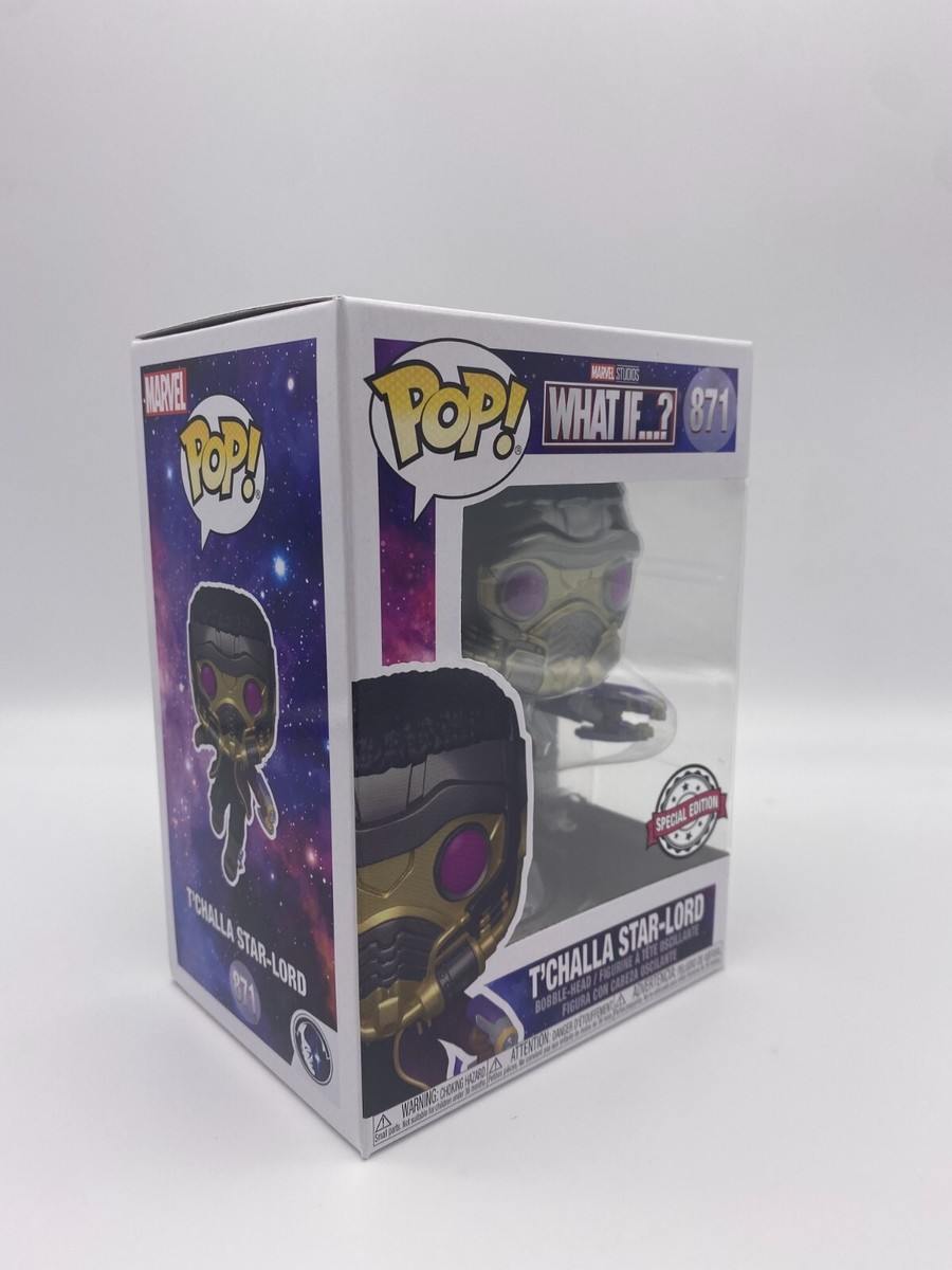 Funko Pop! Marvel: What If… - T'Challa Star-Lord Metallic #871