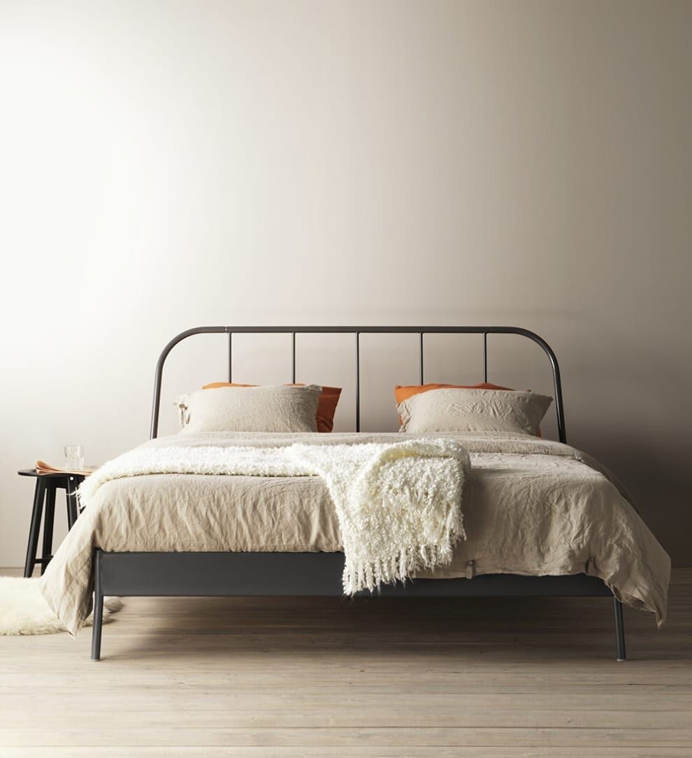 full size KOPARDAL bed frame with mattress included | eBay