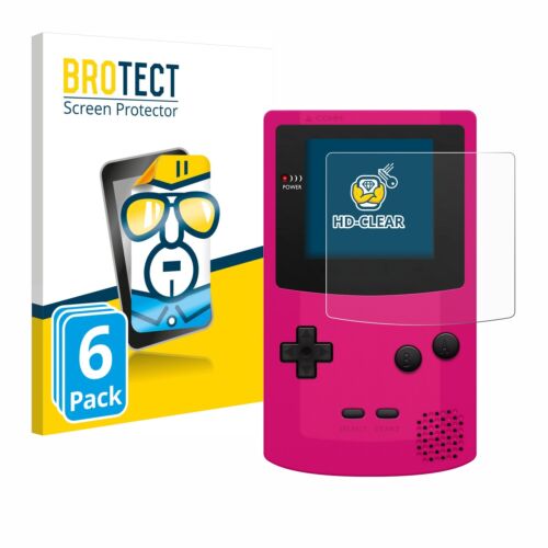 6x Pellicola Protettiva per Nintendo Gameboy Color Protezione Proteggi Schermo - Foto 1 di 7
