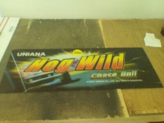 Hog Wild arcade plexi marquee