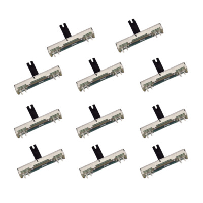 10 Pcs Audio Volume Control Linear Potentiometer Fader Potentiometer