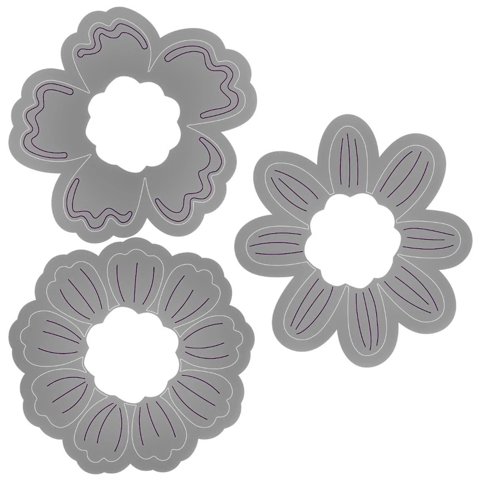 Sizzix Switchlits Detailed Blooms 4pc #665877 Retail $32.99 by Kath Breen - Image 3 of 4