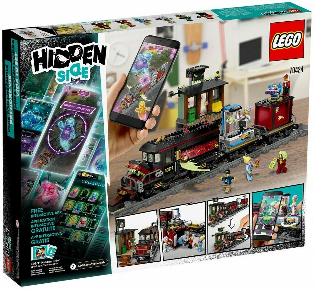 Lego Hidden Side 70424 Train-Fantôme Express jeu de construction interactif neuf