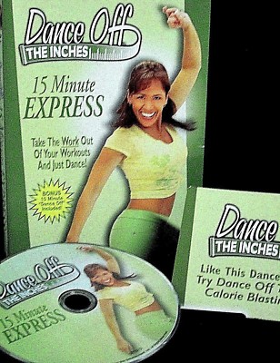 Dance Off The Inches - 15 Minutes Express DVD Exercise Workout Any Level Fitness