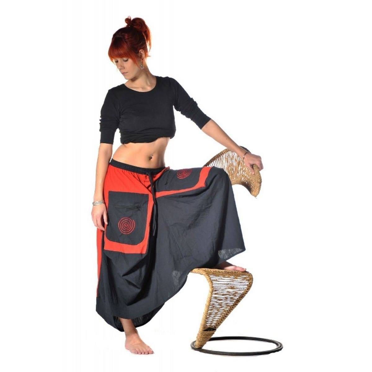 Falda medieval | Falda | Maxifalda con bolsillos y detalles interesantes