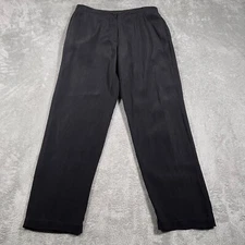 Citron Santa Monica Pants Womens Small Black Silk Blend Loose Casual