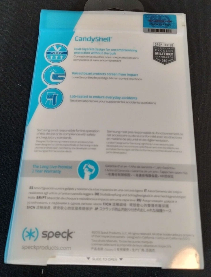 Funda Carcasa Caramelo Speck Samsung Galaxy S6 / S6 PROBADA MILITAR CONTRA CAÍDAS Foto 2 de 4