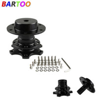6 Hole Universal Car Steering Wheel Quick Release Hub Adapter Snap Off Boss Kit
