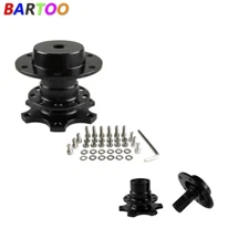 BK Universal Car Steering Wheel Quick Release Hub Adapter Snap off Boss Kit