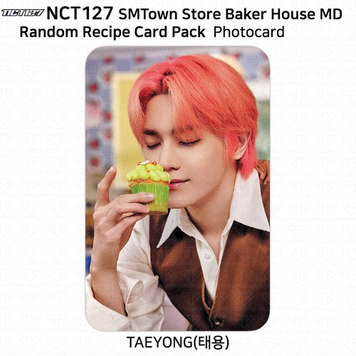 NCT127 SM Town Store Oficial MD Baker House Paquete de tarjetas de recetas aleatorias Photocard - Imagen 9 de 114