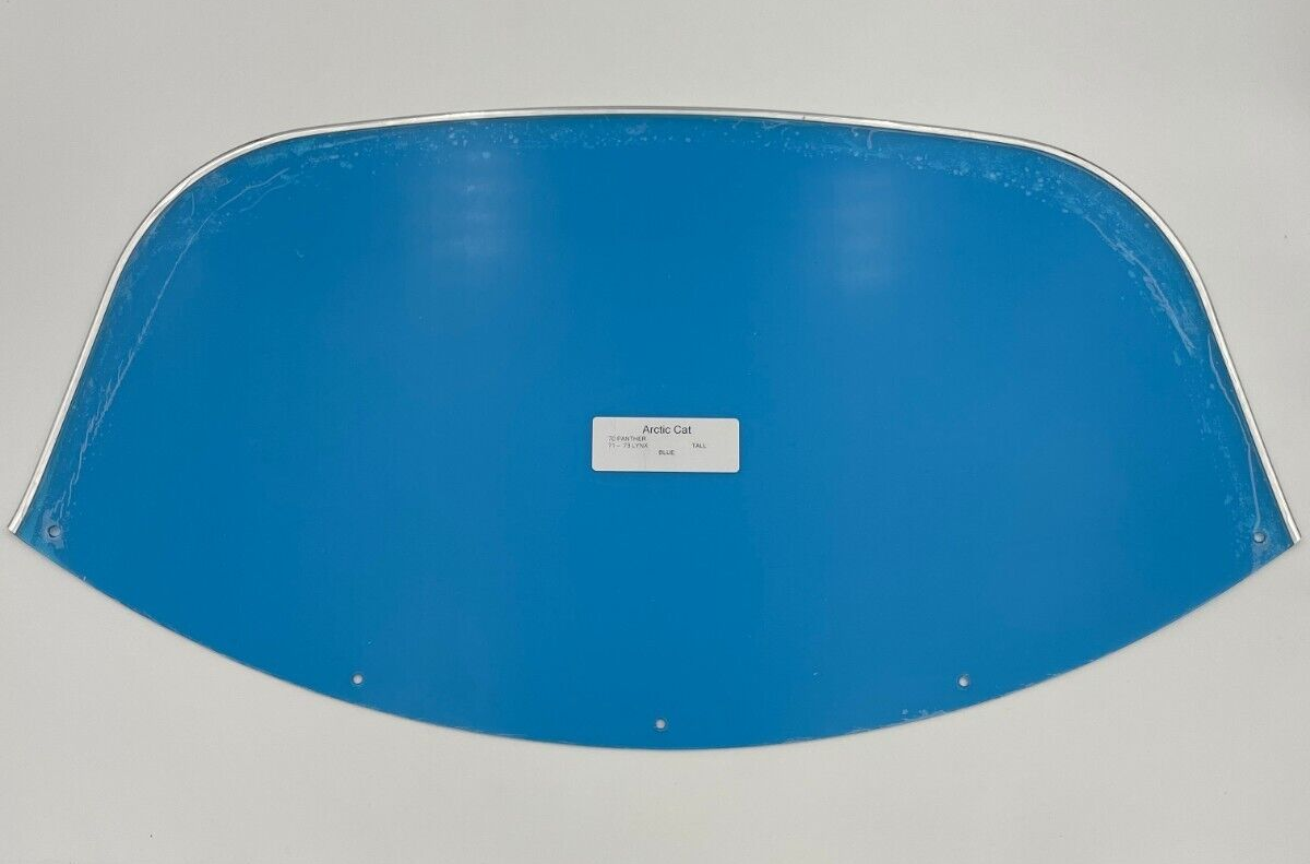 Windshield - Arctic Cat 1970 Panther 1971-73 Lynx 0110-098 BLUE