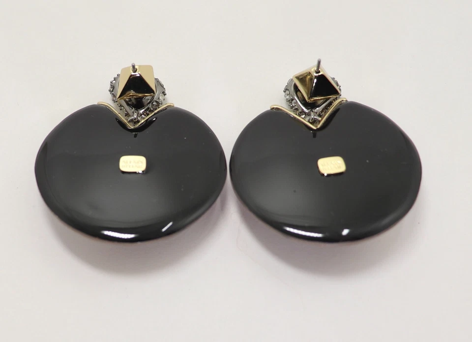 PENDIENTES POSTES REALZADOS DE CRISTAL CORAZONES ORO Y PLATA LUCITA MALVA ALEXIS BITTAR Foto 4 de 4