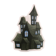 Haunted House Halloween Sticker