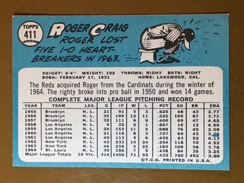 1965 Topps Baseball Singoli - Scegli la tua carta -- 371-598 -- numeri alti - Foto 67 di 357