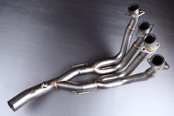 Ligne d'échappement 51mm YAMAHA YZF R6 remplace le collecteur rouillé RJ15