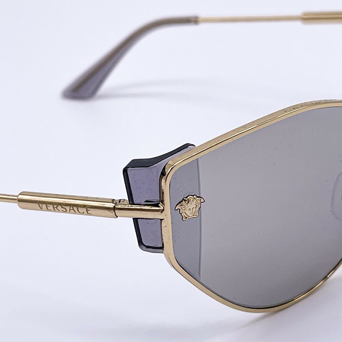 NEW VERSACE VE2239 1252/6G SUNGLASSES VERSACE VE 2239 SILVER  display picture 1