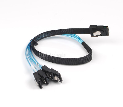 2X NEW Mini SAS SFF-8087 SATA Raid card Cable For LSI 9240-8i 9211-8i 9210-8i 