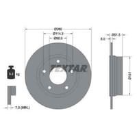 Textar 2X Bremsscheibe 92335803