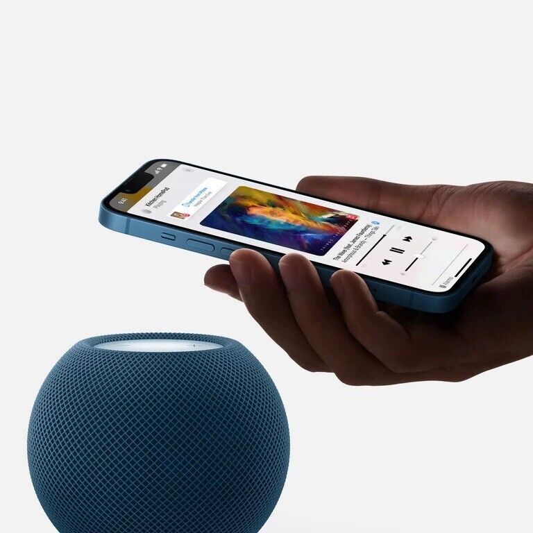 Apple HomePod Mini Bluetooth Smart Speaker ~ A2374 ~ Space Apple HomePod Mini Bluetooth Smart Speaker ~ A2374 ~ Space