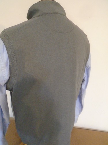 Bobby Jones Rule 18 Performance Fabric Quarter Zip Vest NWT Medium $135 Gray - Picture 8 of 9