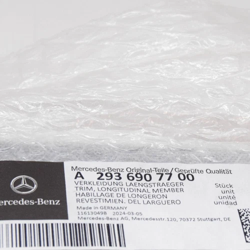 NUEVO MERCEDES-BENZ EQC REVESTIMIENTO LARGO TRASERO IZQUIERDO A2936907700 ORIGINAL - Imagen 8 de 10