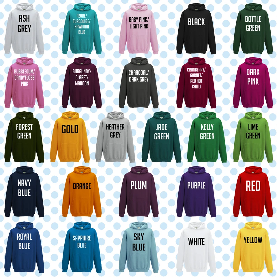 Индивидуальный персонализированный Baby/Kids/Childrens толстовка с капюшоном имя смешной подарок - ваш текст/логотип 4 - Изображение 2 из 4