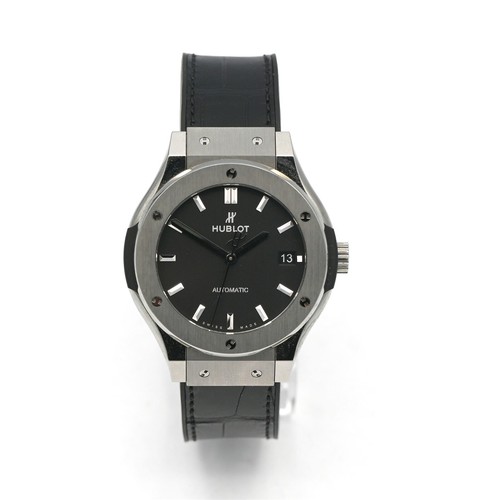 VINTAGE HUBLOT CLASSIC FUSION 565.NX.1171.LR AUTOMATIC WRISTWATCH TITANIUM BOX