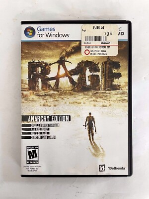 Rage Anarchy Edition PC DVD Games For Windows 3 Discs Complete w/Key Code