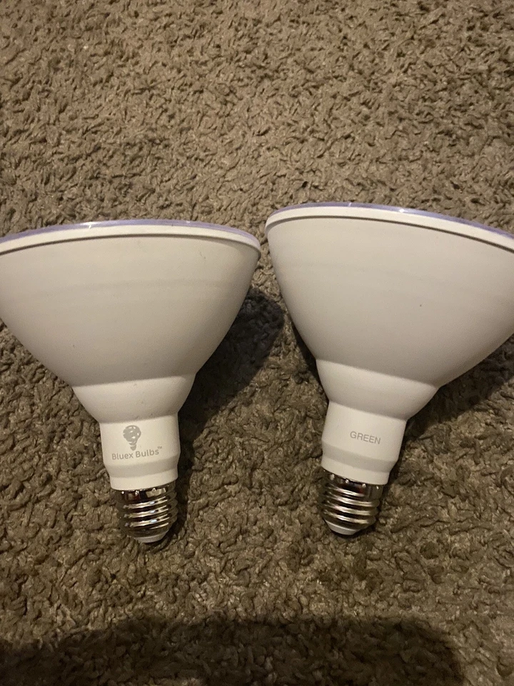 Bluex Bulbs 2 Pack BlueX LED Par38 Flood Green Light Bulb - 18W 120Watt Equiv... - Image 2 of 4