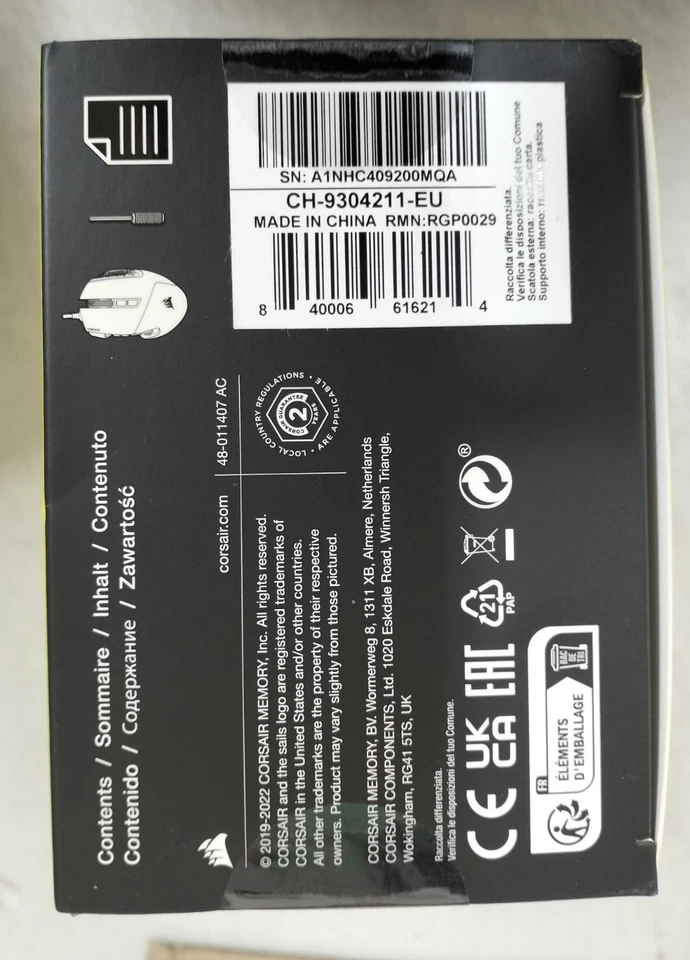 Corsair Scimitar Elite Optical MOBA/MMO RGB Gaming Mouse - Image 3 of 4