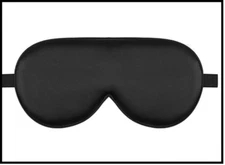 Alaska Bear Sleep Mask Silk Cover - Eye Contour Built in No Pressure**