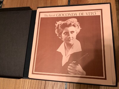 THE ART OF GIOCONDA DE VITO Mono 11LP Box Set | eBay