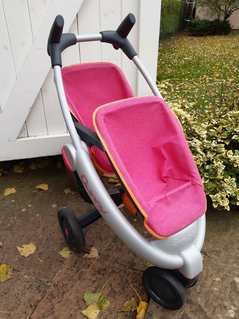 smoby maxi cosi twin dolls pram