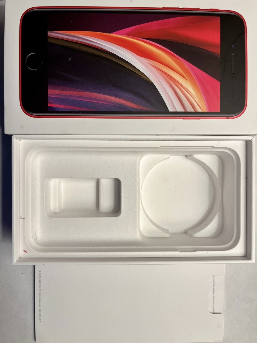 iPhone SE 2020 Empty Box Red 64gb | eBay