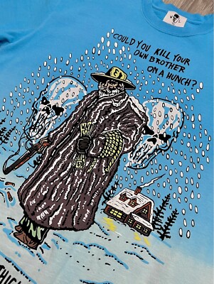 Warren Lotas Western Pulp BLUE The Mistake Shirt Blood Thicker