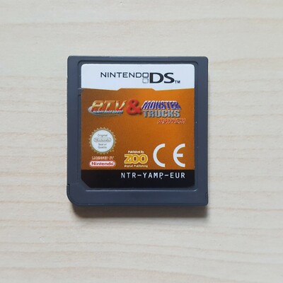Nintendo DS Spiel ATV Ridge Racer & Monster Trucks Mayhem Spiel Modul NDS