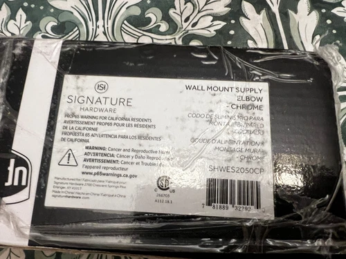 Signature Hardware 449974 Swivel Water Supply Elbow & Bracket for Hand Shower - Picture 2 of 5