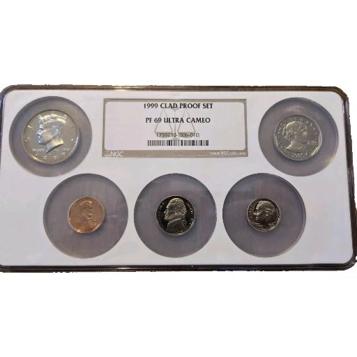 1999 Silver Proof Set PF69 Ultra Cameo - Image 2 of 3