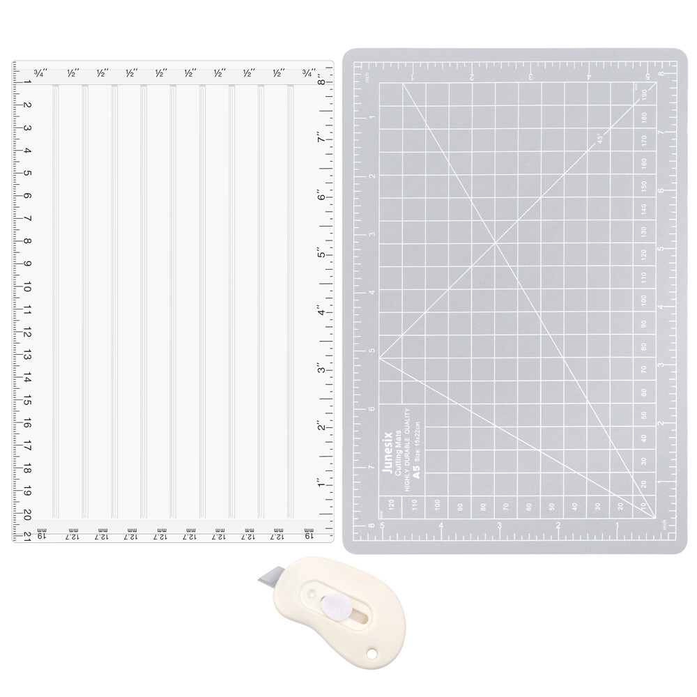 Easy Sentiment Strips Trimming Tools Self Heating Mat Craft Foil Paper Cutters
