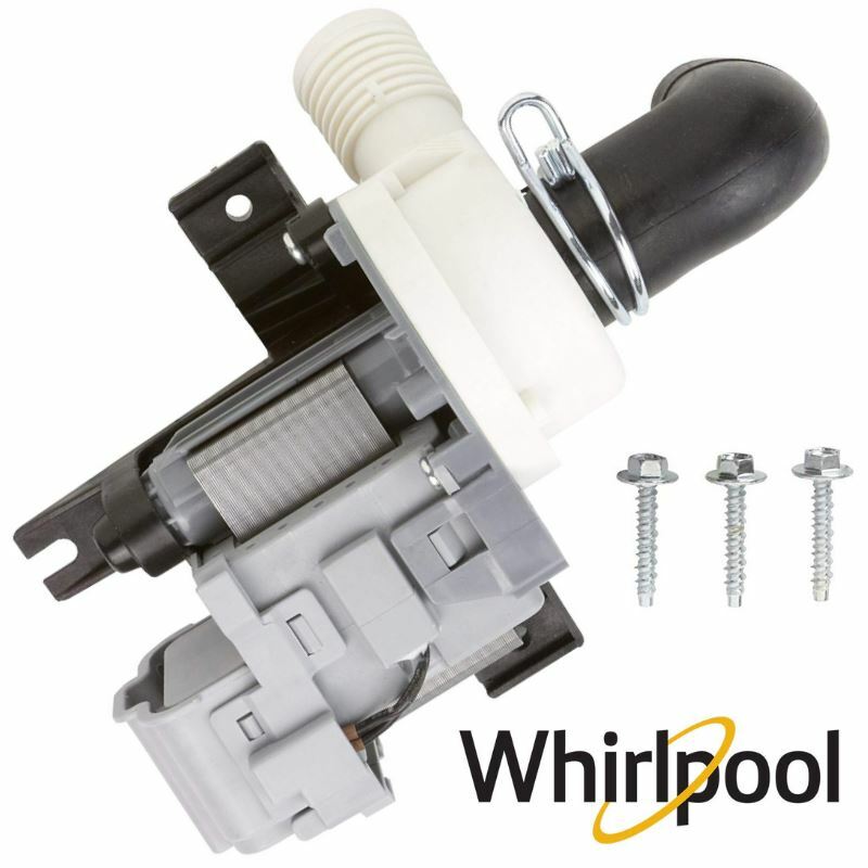Whirlpool W10536347 Drain Pump for Cabrio WTW6200SW2 & Kenmore Oasis 110.27072600
