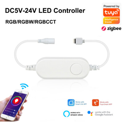 TUYA ZIGBEE RGB RGBW RGBCCT Led Controller 5V 12V 24V Stripe Streifen f Alexa 
