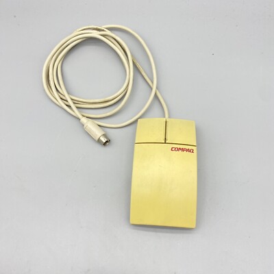 Vintage Compaq PS/2 PS2 Ball Mouse MS28 M-S28 Original Genuine | eBay ...