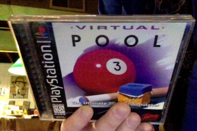 Virtual Pool CIB Black Label For The Playstation 1 System