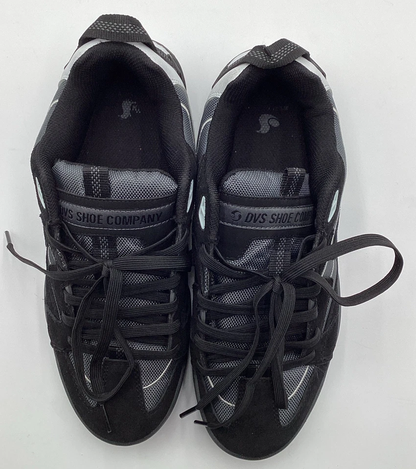 Zapatos de patinaje DVS Devious 2.0 para hombre negros/carbón/blancos talla 11.5 Foto 4 de 4
